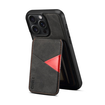 For iPhone 13 Pro Max ESEBLE E2 Retro Texture Card Slots MagSafe RFID Leather Case(Black) - iPhone 13 Pro Max Cases by ESEBLE | Online Shopping UK | buy2fix
