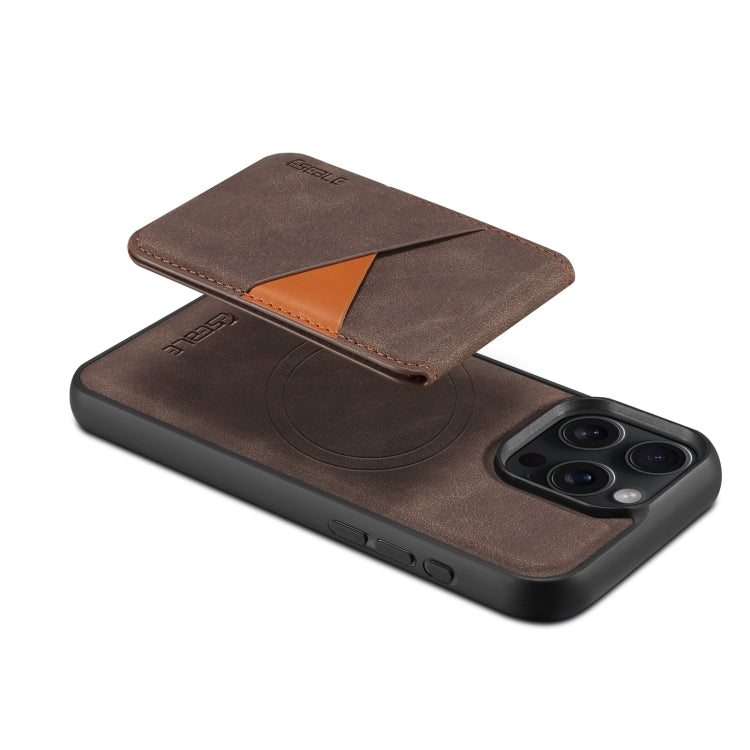For iPhone 14 Pro Max ESEBLE E2 Retro Texture Card Slots MagSafe RFID Leather Case(Coffee) - iPhone 14 Pro Max Cases by ESEBLE | Online Shopping UK | buy2fix