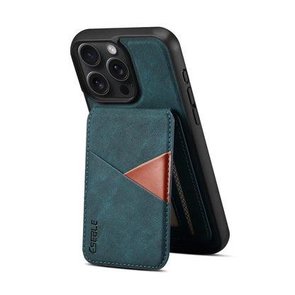 For iPhone 14 Pro Max ESEBLE E2 Retro Texture Card Slots MagSafe RFID Leather Case(Dark Green) - iPhone 14 Pro Max Cases by ESEBLE | Online Shopping UK | buy2fix