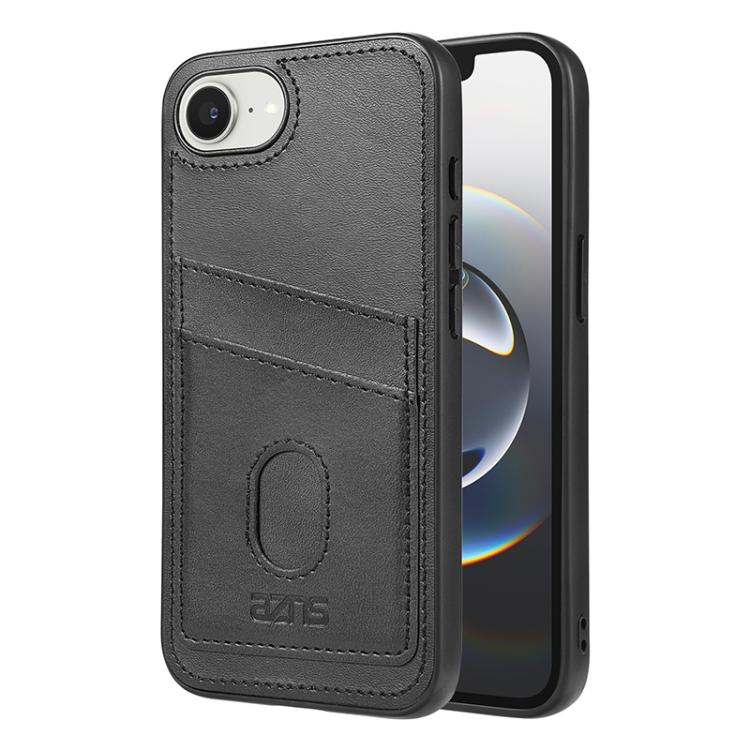 For iPhone 16e AZNS K1 Series Card Slot Business Phone Case(Black) - iPhone 16e Cases by AZNS | Online Shopping UK | buy2fix