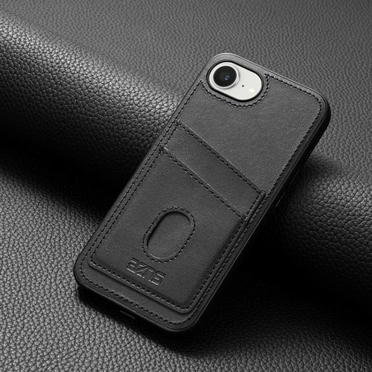For iPhone 16e AZNS K1 Series Card Slot Business Phone Case(Black) - iPhone 16e Cases by AZNS | Online Shopping UK | buy2fix