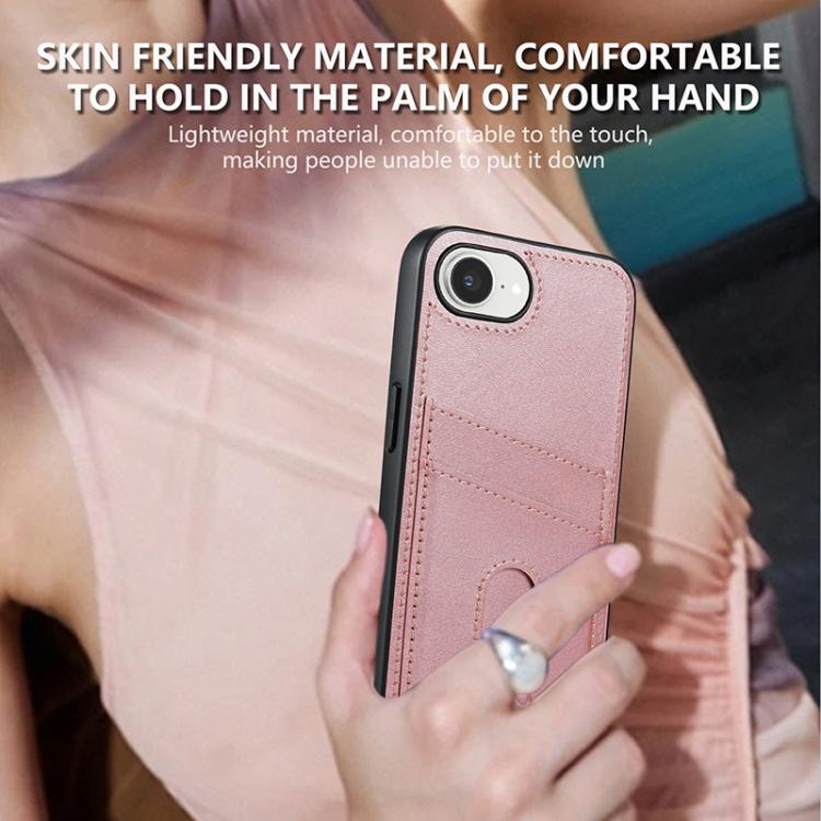 For iPhone 16e AZNS K1 Series Card Slot Business Phone Case(Black) - iPhone 16e Cases by AZNS | Online Shopping UK | buy2fix