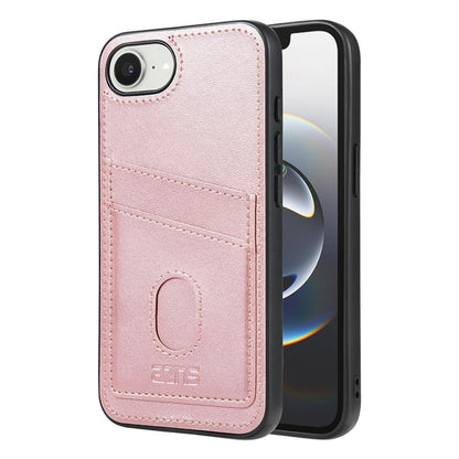 For iPhone 16e AZNS K1 Series Card Slot Business Phone Case(Pink) - iPhone 16e Cases by AZNS | Online Shopping UK | buy2fix