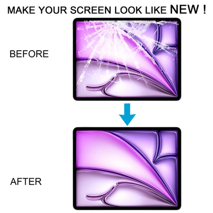 For iPad Air 13 2024 A2903 A2904 A2898Front Screen Outer Glass Lens with OCA Optically Clear Adhesive by buy2fix