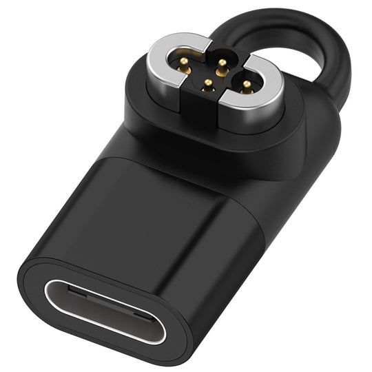 For Shokz OpenSwim Pro 2 / Pro S710 Bone Conduction Earphone USB-C / Type-C Interface Adapter Converter(Black)