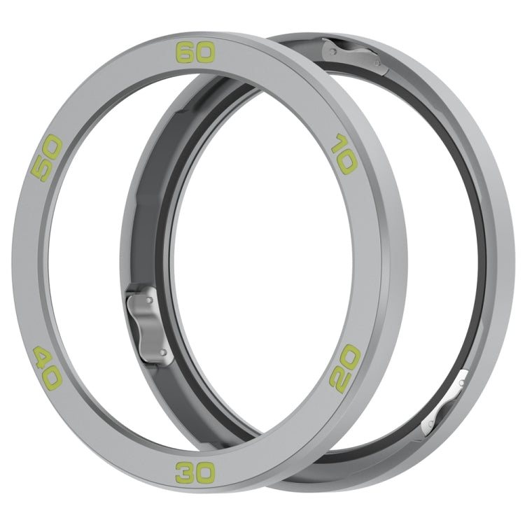 For CMF Watch Pro 2 Smart Watch Metal Bezel Number Ring Frame(Silver Green) - Watch Case by buy2fix | Online Shopping UK | buy2fix