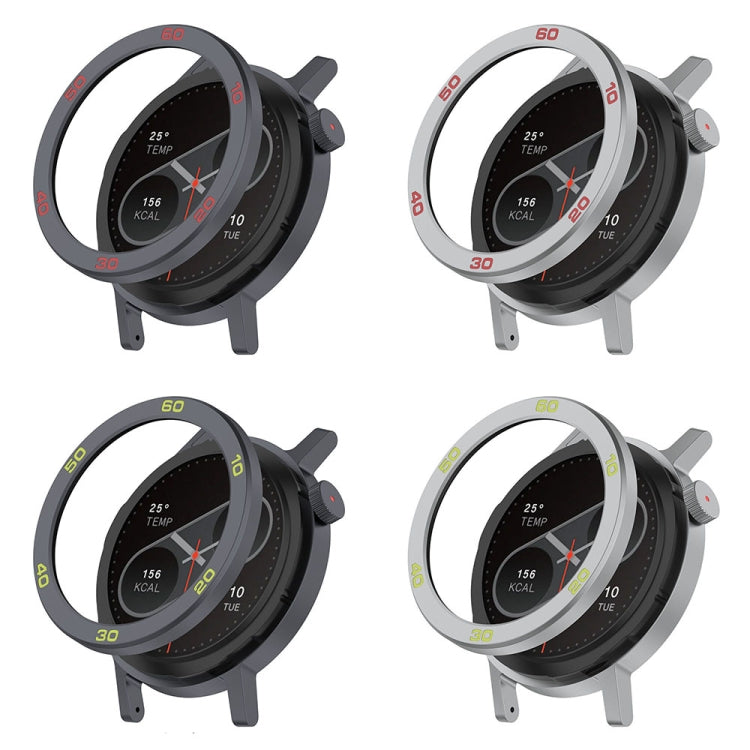 For CMF Watch Pro 2 Smart Watch Metal Bezel Number Ring Frame(Silver Green) - Watch Case by buy2fix | Online Shopping UK | buy2fix