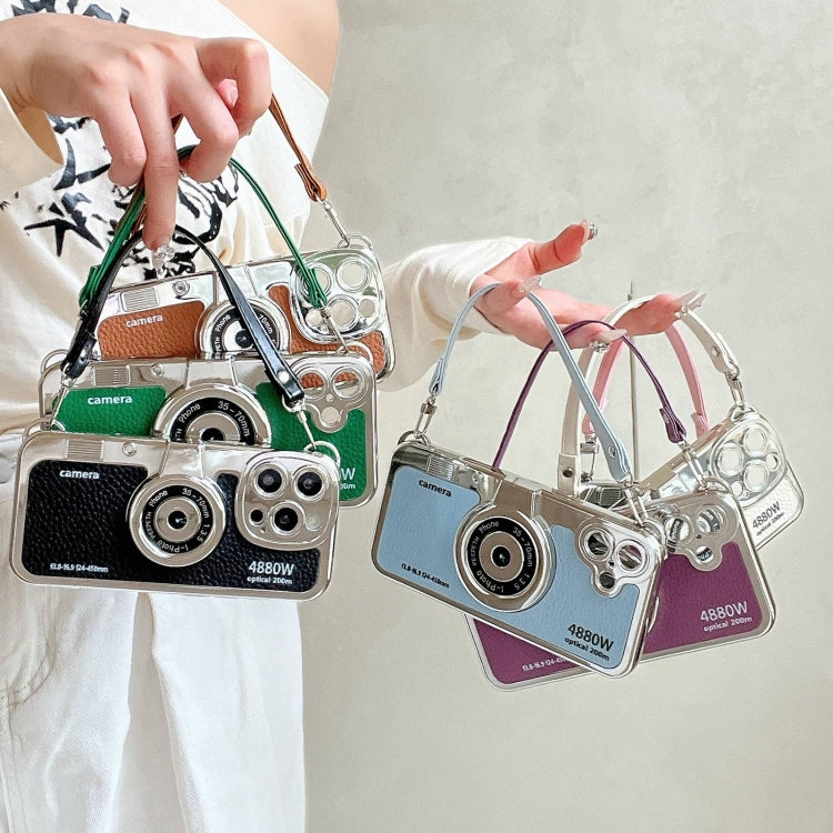 For iPhone 16 Plus Camera Style Phone Case(White) by buy2fix