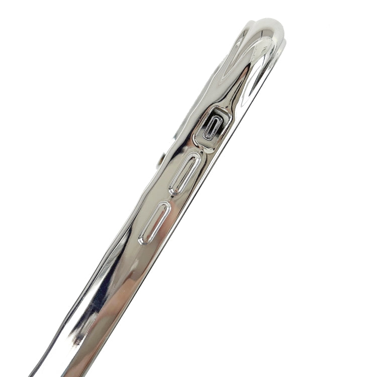 For iPhone 16 Pro Max Electroplating Wave MagSafe Phone Case(Black) by buy2fix