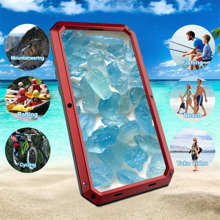 For iPhone 16 Plus Shockproof IP54 Life Waterproof Phone Case(Red) - iPhone 16 Plus Cases by buy2fix | Online Shopping UK | buy2fix