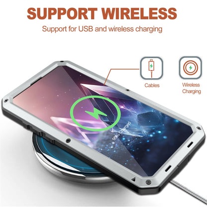 For iPhone 16 Plus Shockproof IP54 Life Waterproof Phone Case(Silver) by buy2fix