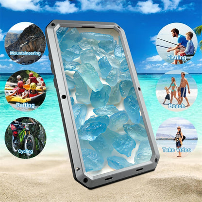 For iPhone 16 Plus Shockproof IP54 Life Waterproof Phone Case(Silver) by buy2fix