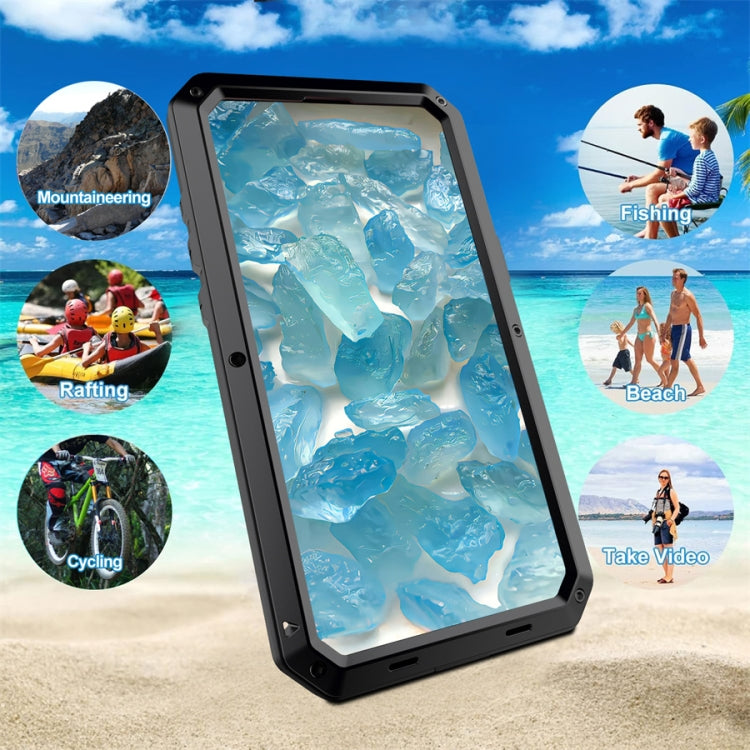 For iPhone 16 Shockproof IP54 Life Waterproof Phone Case(Black) - iPhone 16 Cases by buy2fix | Online Shopping UK | buy2fix