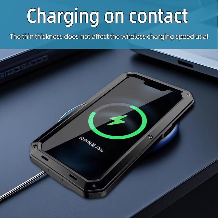 For iPhone 16e Shockproof IP54 Life Waterproof Phone Case(Black) - iPhone 16e Cases by buy2fix | Online Shopping UK | buy2fix