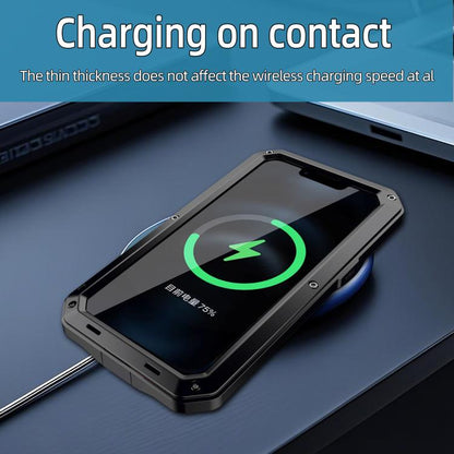 For iPhone 16e Shockproof IP54 Life Waterproof Phone Case(Black) - iPhone 16e Cases by buy2fix | Online Shopping UK | buy2fix