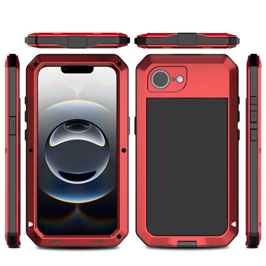 For iPhone 16e Shockproof IP54 Life Waterproof Phone Case(Red) - iPhone 16e Cases by buy2fix | Online Shopping UK | buy2fix
