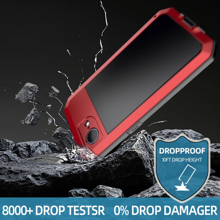 For iPhone 16e Shockproof IP54 Life Waterproof Phone Case(Red) - iPhone 16e Cases by buy2fix | Online Shopping UK | buy2fix