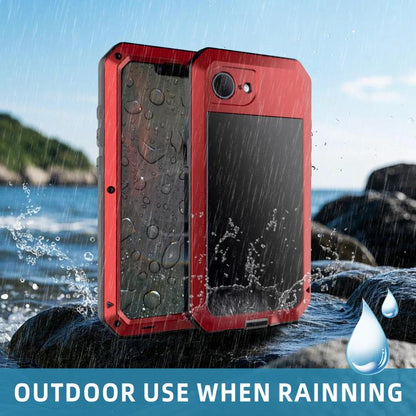 For iPhone 16e Shockproof IP54 Life Waterproof Phone Case(Red) - iPhone 16e Cases by buy2fix | Online Shopping UK | buy2fix