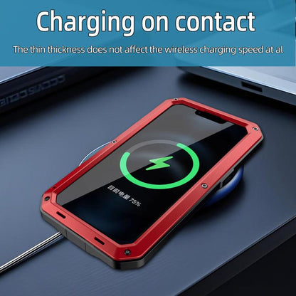 For iPhone 16e Shockproof IP54 Life Waterproof Phone Case(Red) - iPhone 16e Cases by buy2fix | Online Shopping UK | buy2fix