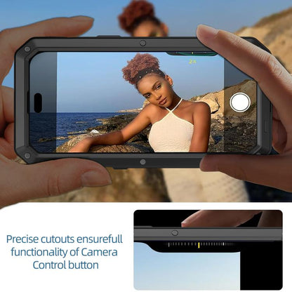 For iPhone Air Shockproof IP54 Life Waterproof Phone Case(Black) - iPhone Air Cases by buy2fix | Online Shopping UK | buy2fix