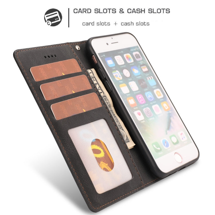 For iPhone 16e Fantasy Skin-feel Calfskin Texture Leather Phone Case(Black) - iPhone 16e Cases by buy2fix | Online Shopping UK | buy2fix