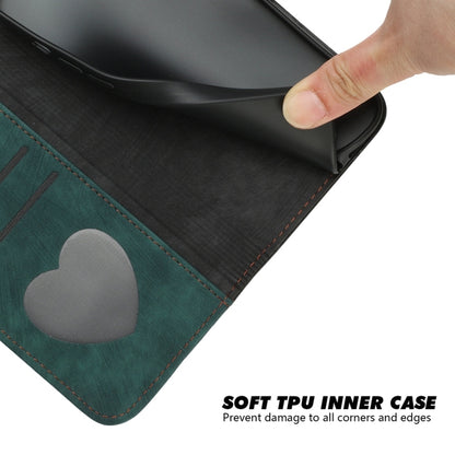 For Samsung Galaxy S25+ 5G Side Buckle Double Fold Hand Strap Leather Phone Case(Dark Green) by buy2fix
