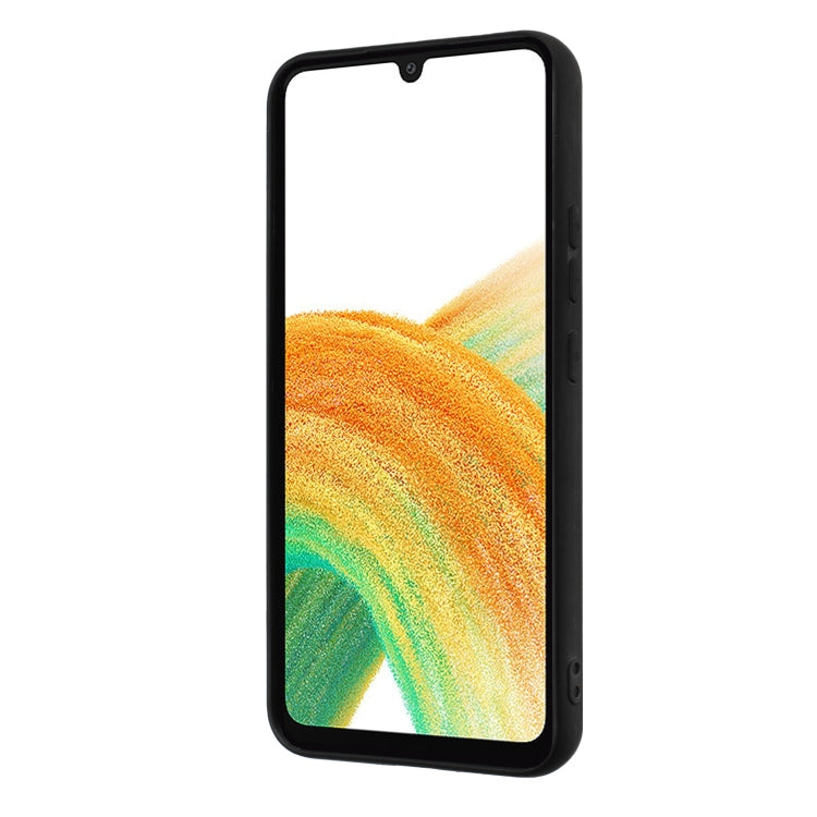 For Samsung Galaxy S25 5G Matte Ring Holder TPU Phone Case(Black) - Galaxy S25 5G Cases by buy2fix | Online Shopping UK | buy2fix