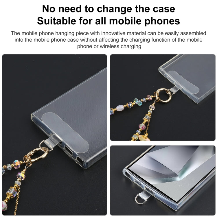 Mobile Phone Anti-lost Hand-fan Bead Chain Short Lanyard(Green) - Lanyards & Wrist Straps by buy2fix | Online Shopping UK | buy2fix