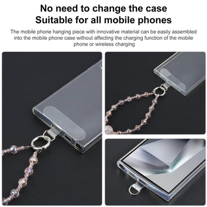 Mobile Phone Anti-lost Bowknot Bead Chain Short Lanyard(Green) - Lanyards & Wrist Straps by buy2fix | Online Shopping UK | buy2fix