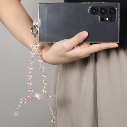 Mobile Phone Anti-lost Bowknot Bead Chain Short Lanyard(Blue) - Lanyards & Wrist Straps by buy2fix | Online Shopping UK | buy2fix