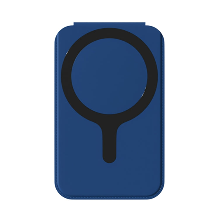 Magnetic Card Bag Phone Desktop Holder with Mirror(Navy Blue) - Others Accessories by buy2fix | Online Shopping UK | buy2fix