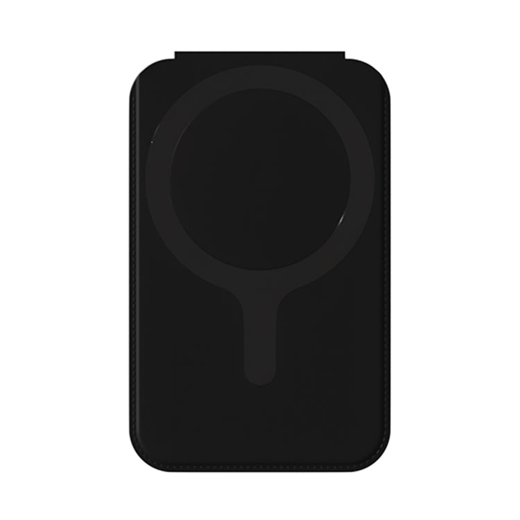 Magnetic Card Bag Phone Desktop Holder with Mirror(Black) - Others Accessories by buy2fix | Online Shopping UK | buy2fix