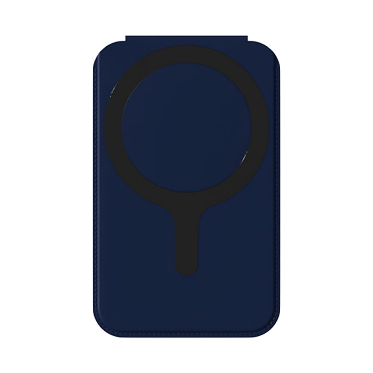 Magnetic Card Bag Phone Desktop Holder with Mirror(Dark Blue) - Others Accessories by buy2fix | Online Shopping UK | buy2fix