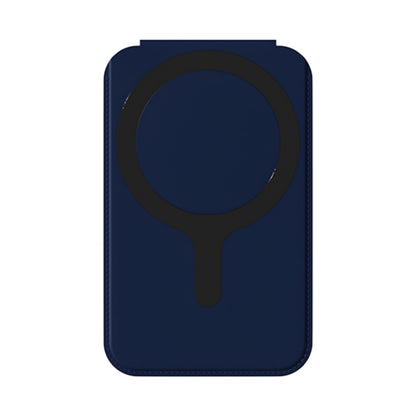 Magnetic Card Bag Phone Desktop Holder with Mirror(Dark Blue) - Others Accessories by buy2fix | Online Shopping UK | buy2fix