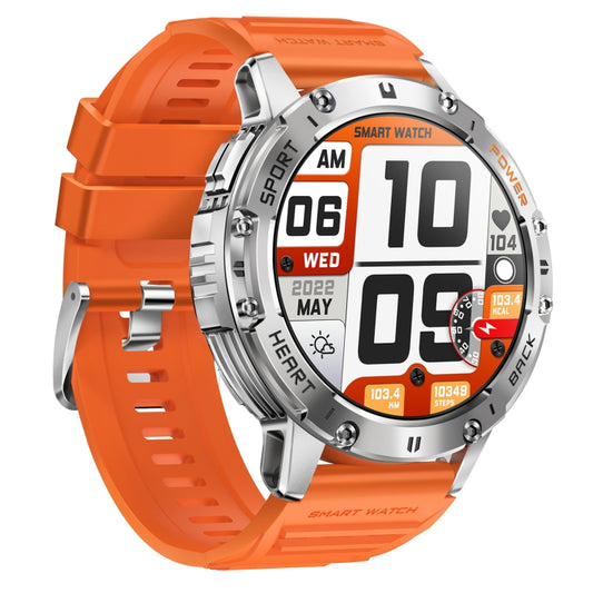 K65 1.43 inch Bluetooth Call Smart Watch, Support Heart Rate / Blood Oxygen(Orange) by buy2fix