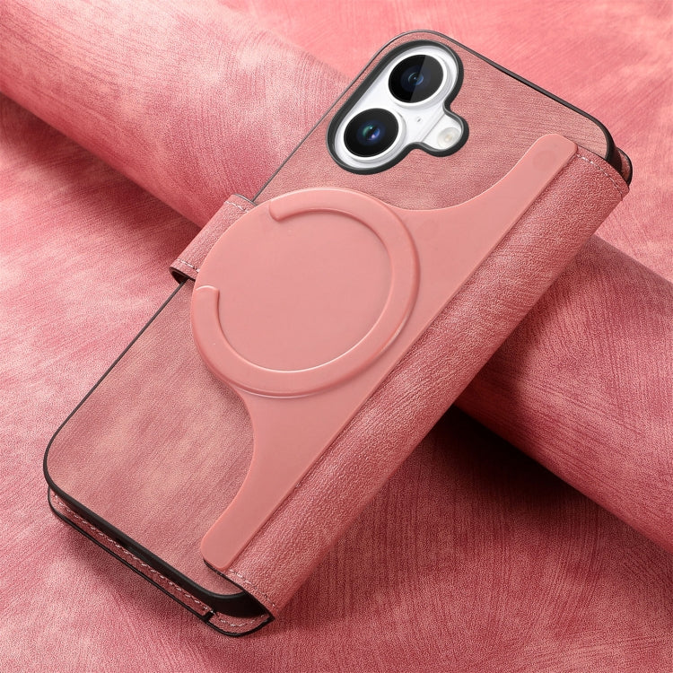 For iPhone 16 Plus CaseNeo MagSafe RFID Anti-theft Retro Leather Phone Case(Pink) - iPhone 16 Plus Cases by CaseNeo | Online Shopping UK | buy2fix