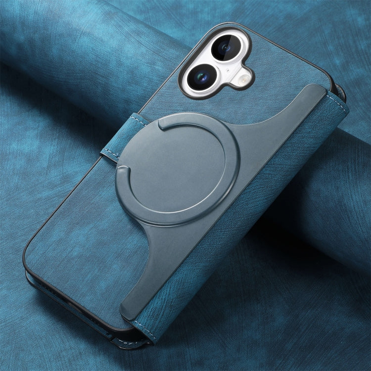 For iPhone 16 CaseNeo MagSafe RFID Anti-theft Retro Leather Phone Case(Blue) - iPhone 16 Cases by CaseNeo | Online Shopping UK | buy2fix