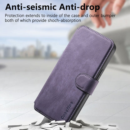 For iPhone 15 Pro Max CaseNeo MagSafe RFID Anti-theft Retro Leather Phone Case(Purple) - iPhone 15 Pro Max Cases by CaseNeo | Online Shopping UK | buy2fix