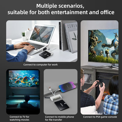 NK-1046TL Pro USB-C / Type-C, 8 Pin, USB to USB-C / Type-C, USB, SATA Interface Multi-function Adapter(White) - Converter & Adapter by buy2fix | Online Shopping UK | buy2fix