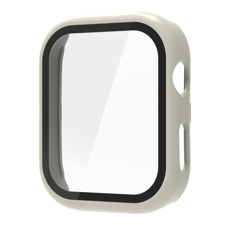 For Huawei Watch D2 Tempered Glass Film Integrated PC Watch Protective Case(Ivory White) - Watch Cases by buy2fix | Online Shopping UK | buy2fix