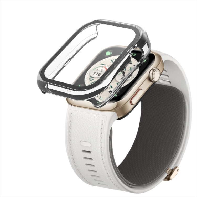 For Huawei Watch D2 Tempered Glass Film Integrated PC Watch Protective Case(Ivory White) - Watch Cases by buy2fix | Online Shopping UK | buy2fix