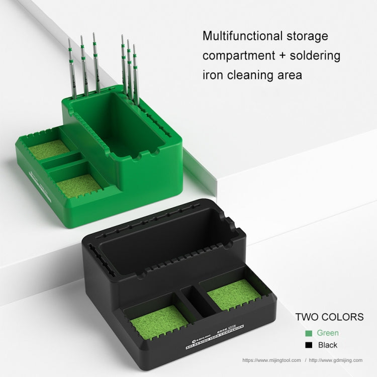 Mijing LT15 2 in 1 Multifunctional Storage Compartment + Soldering Iron Tips Cleaning Area - Others by MIJING | Online Shopping UK | buy2fix