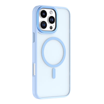 For iPhone 16 Pro Max Mutural Skin Feel Series Frosted MagSafe Magnetic Phone Case(Light Blue) by Mutural