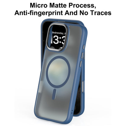 For iPhone 16 Pro Max Mutural Skin Feel Series Frosted MagSafe Magnetic Phone Case(Light Blue) by Mutural