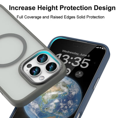 For iPhone 16 Pro Max Mutural Skin Feel Series Frosted MagSafe Magnetic Phone Case(Light Blue) by Mutural