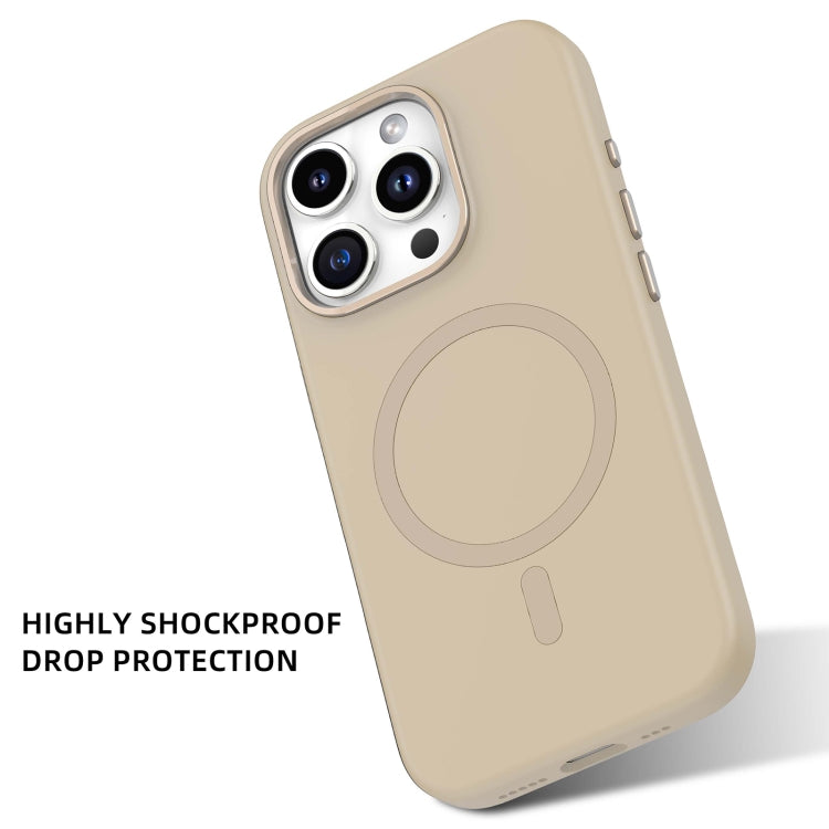 For iPhone 16 Pro Max Mutural Karen Series Liquid Silicone MagSafe Magnetic Phone Case(Grey) by Mutural