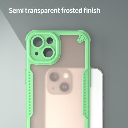 For iPhone 14 Plus Armor Glaze PC Hybrid TPU Phone Case(Green) by buy2fix