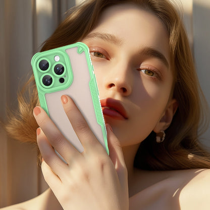 For iPhone 14 Pro Armor Glaze PC Hybrid TPU Phone Case(Green) by buy2fix