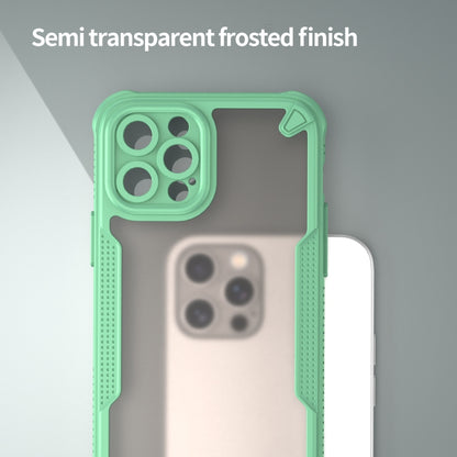 For iPhone 12 Pro Max Armor Glaze PC Hybrid TPU Phone Case(Green) by buy2fix