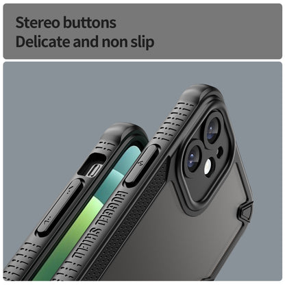 For iPhone 11 Armor Glaze PC Hybrid TPU Phone Case(Black) by buy2fix